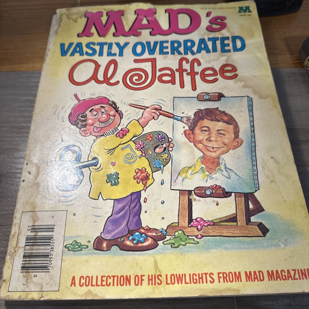 MAD'S VASTLY OVERRATED AL JAFFEE, MAD MAGAZINE BIG BOOK, EXCERPTS FROM 1957-1976